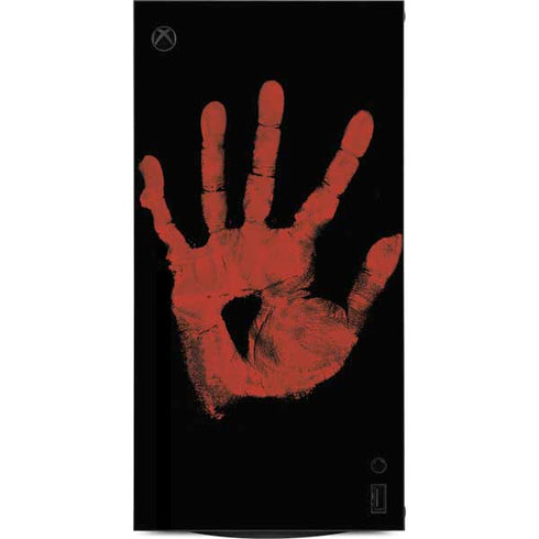 Bloody Handprint XBox Series X Digital Edition Console Skin
